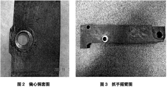 包裝機偏心銅套圖和抓手搖臂圖