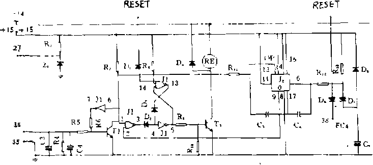 包裝機玻璃紙檢測電路圖