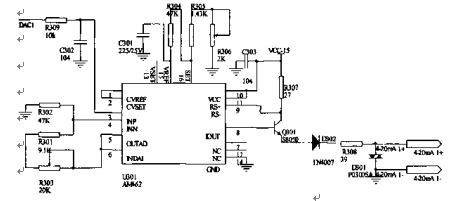 調節信號輸出電路圖