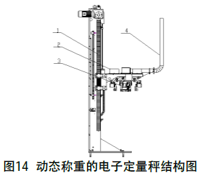 動態稱重的電子定量秤結構圖