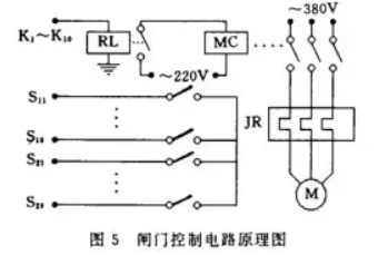 閘門控製電路原理圖